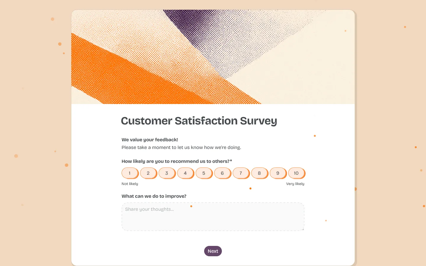 Best free customer satisfaction survey tool FormGrid