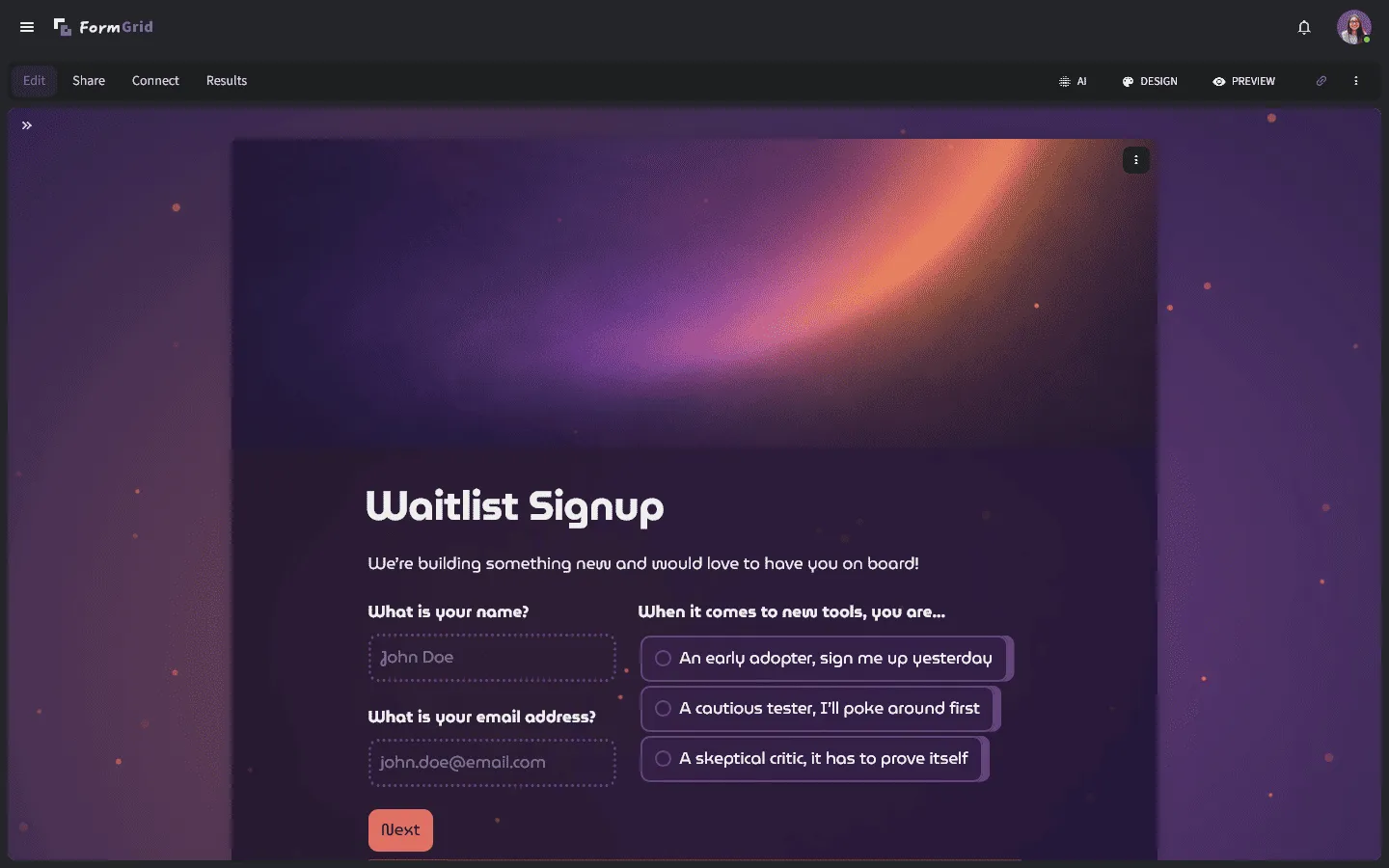 Best Google Forms alternative FormGrid