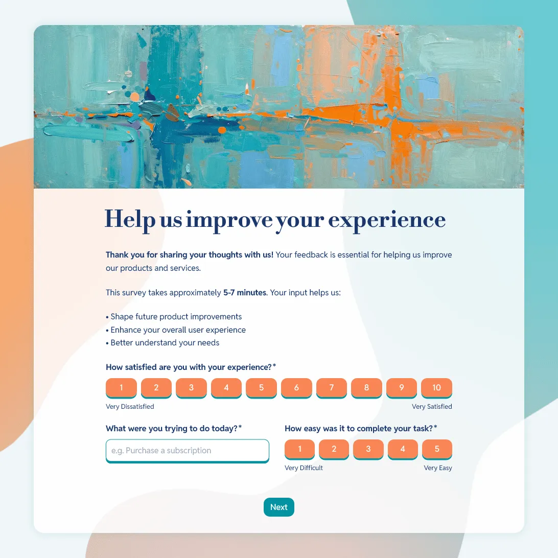 Customer Feedback Form Template