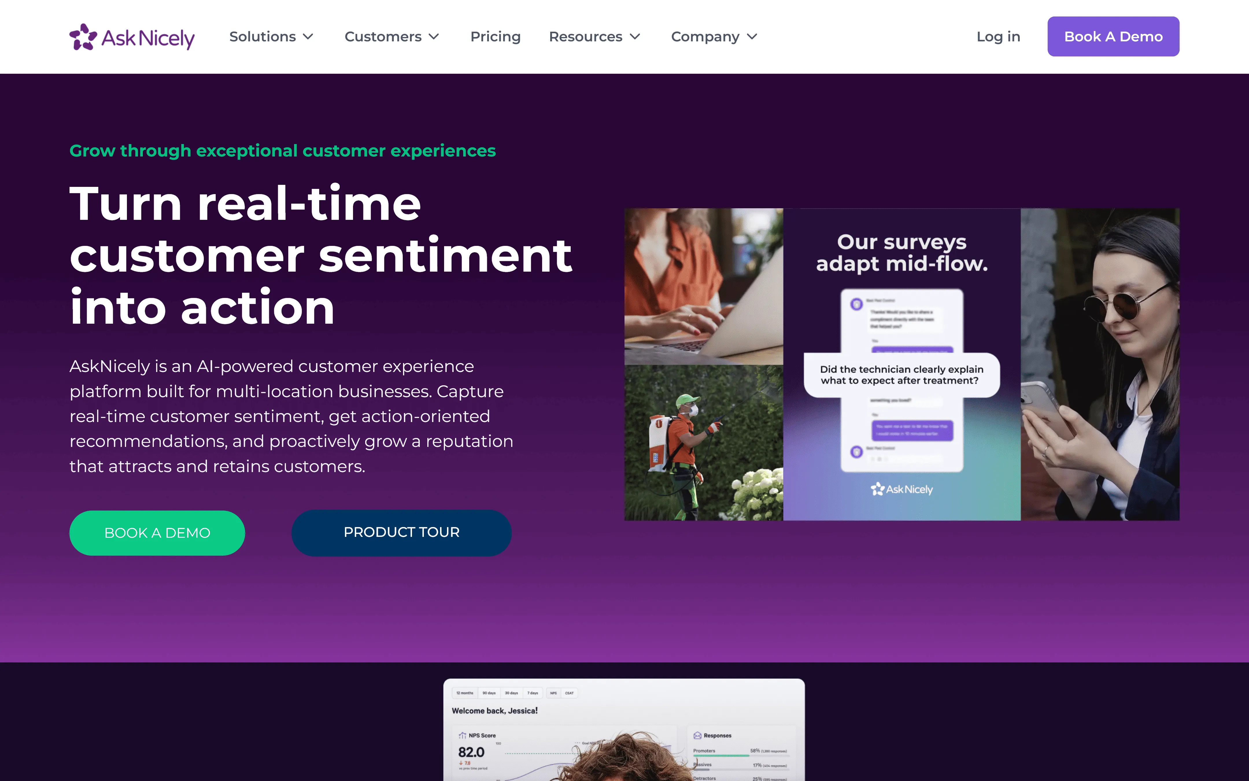 Customer feedback survey tool AskNicely