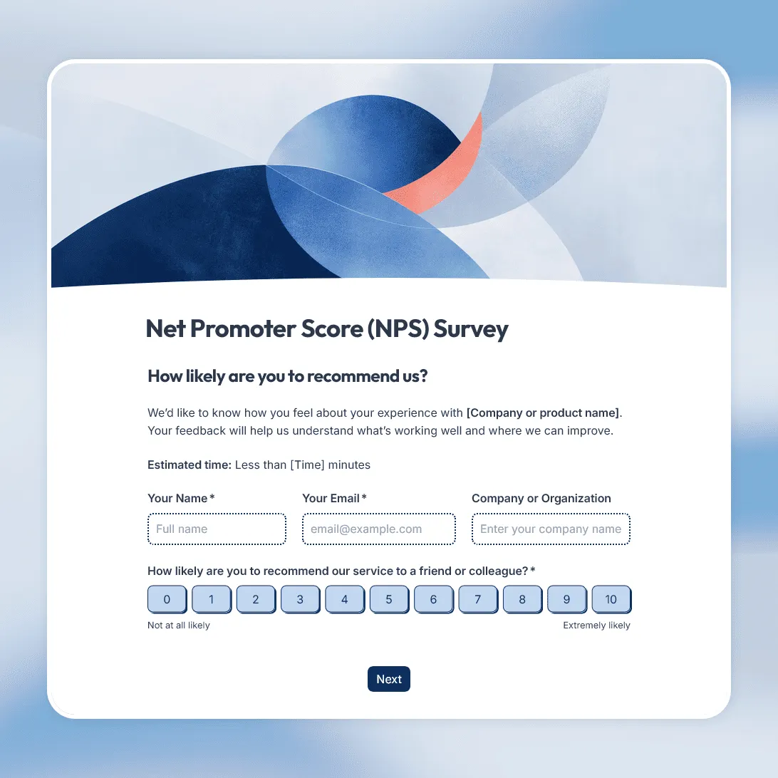 NPS Survey Template