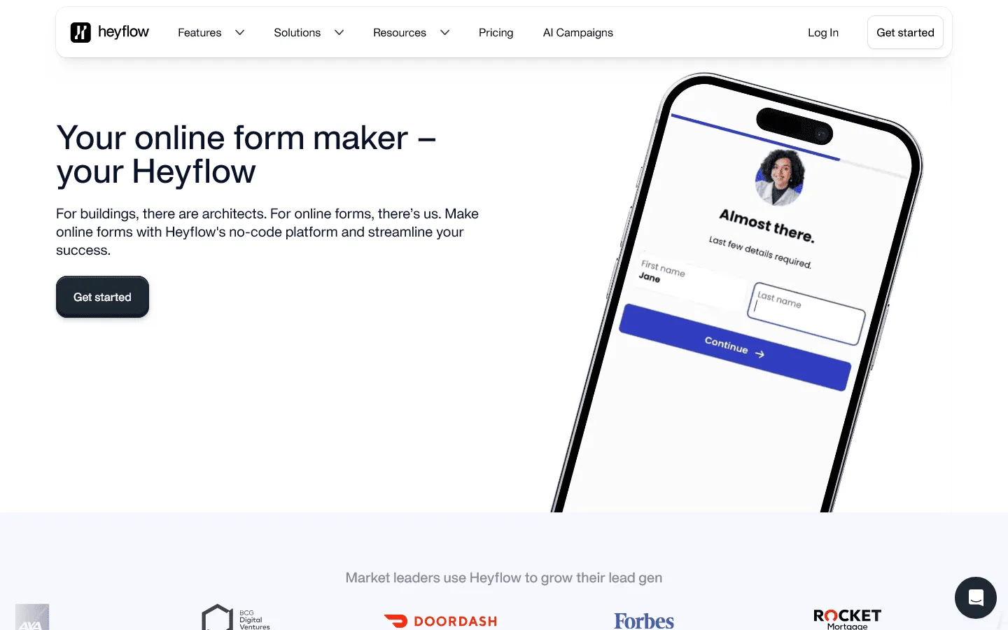Paperform alternative Heyflow
