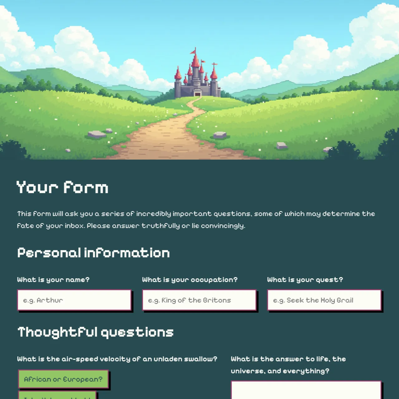 Pixel Art form style