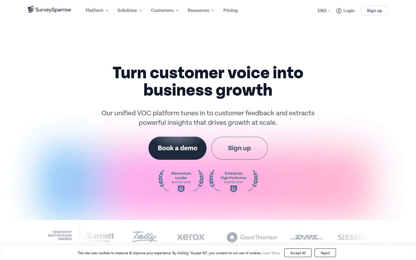 QuestionPro alternative SurveySparrow