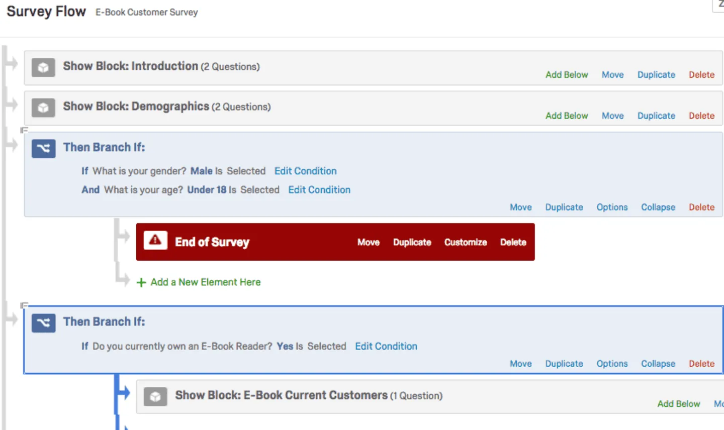 Qualtrics vs Google Forms logic