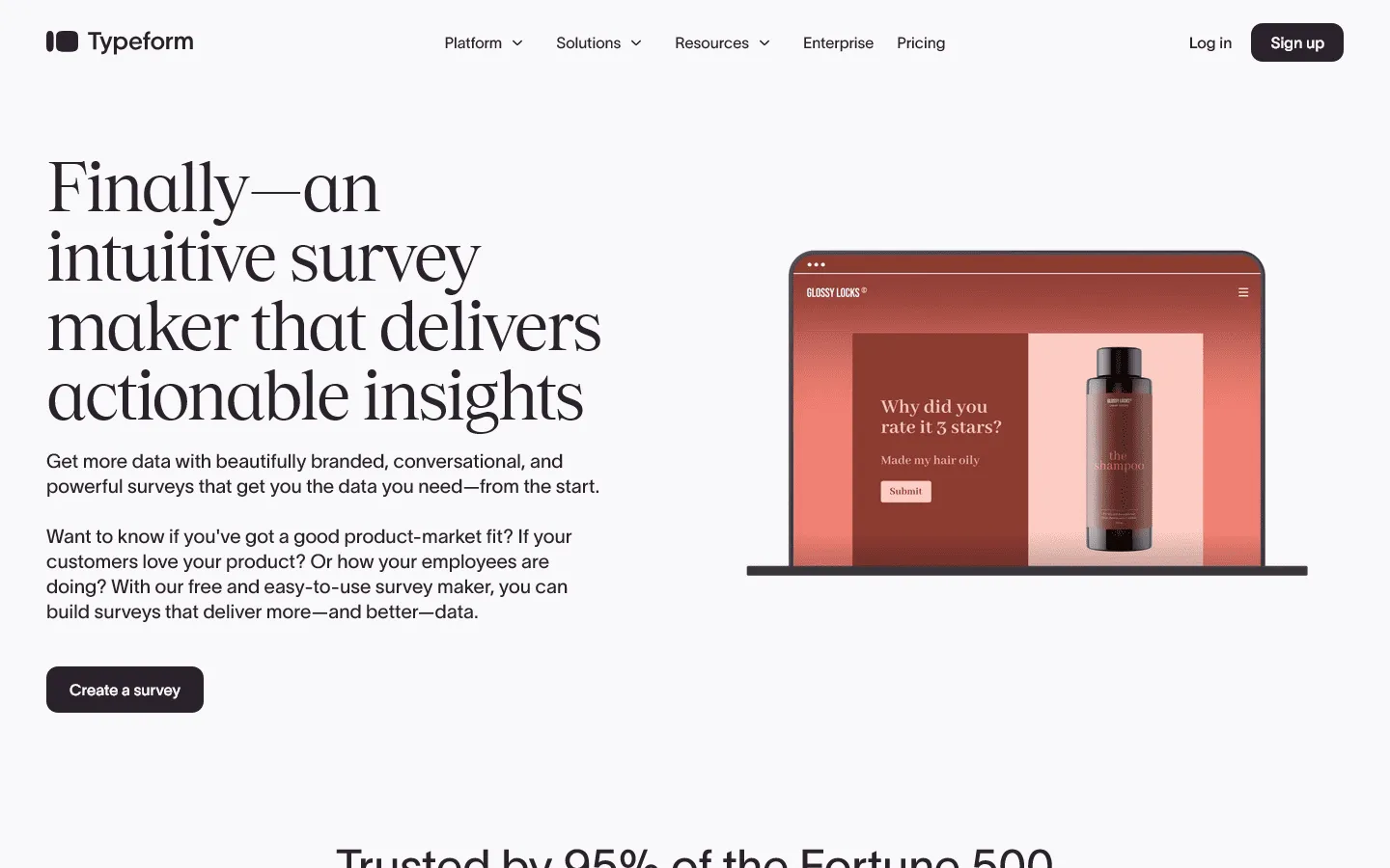 SurveyMonkey alternative Typeform