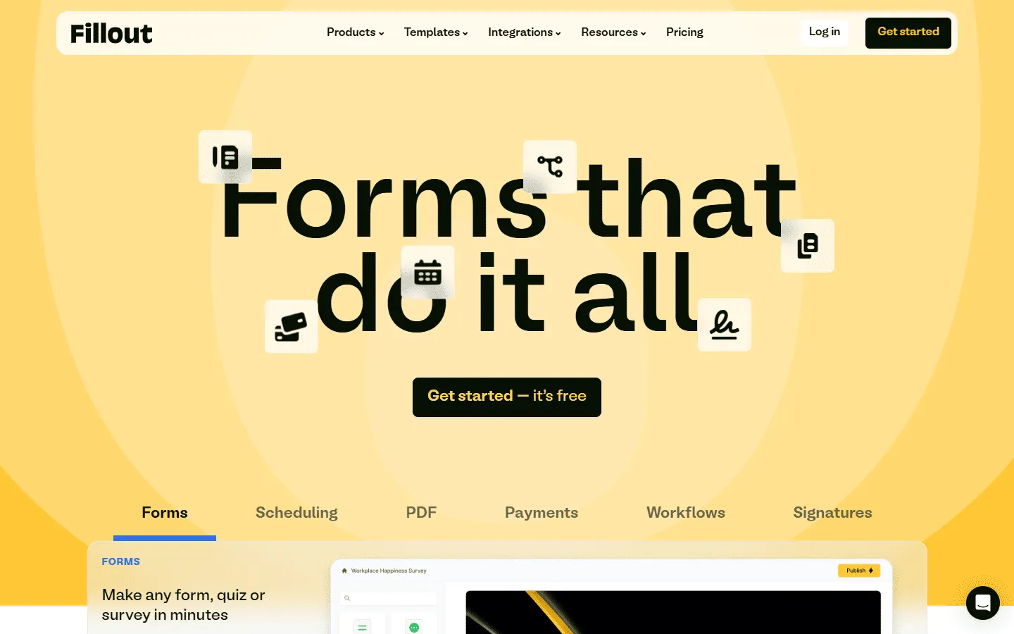 Jotform alternative Fillout