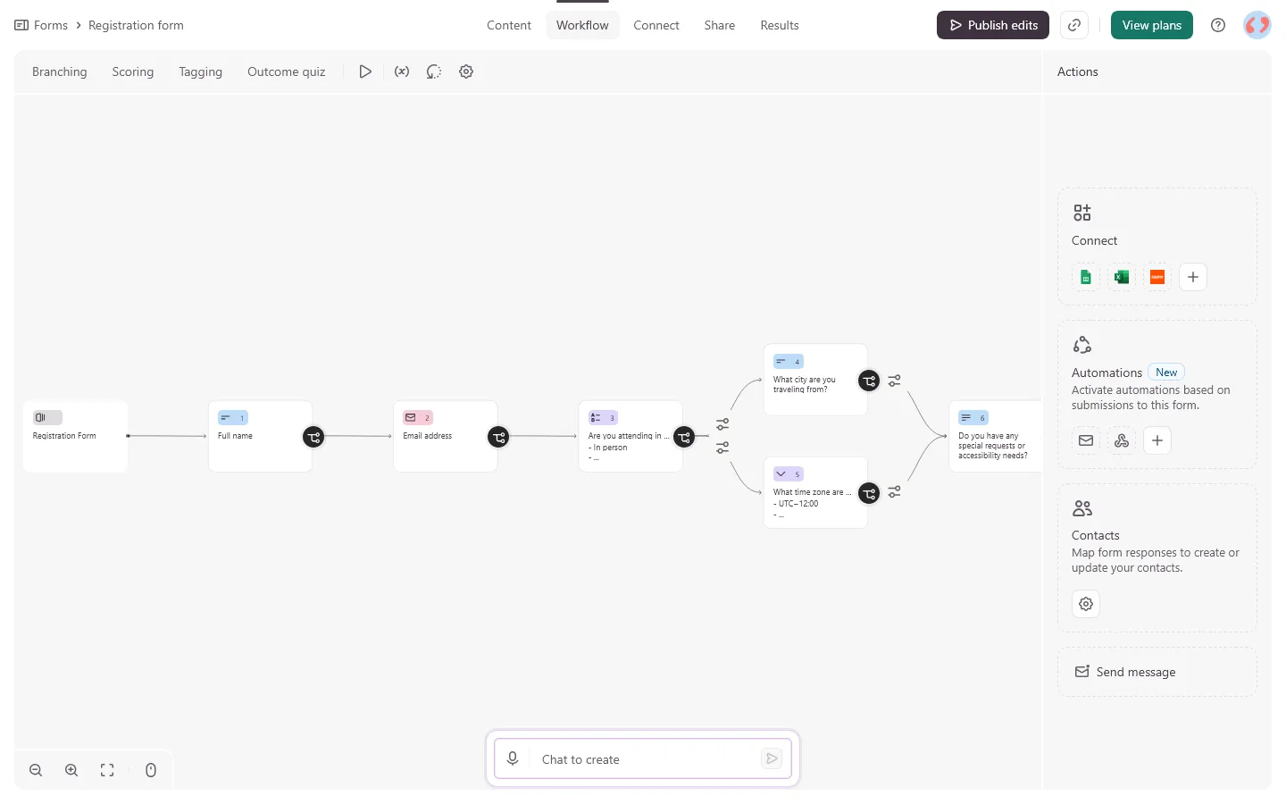 Typeform vs Jotform logic
